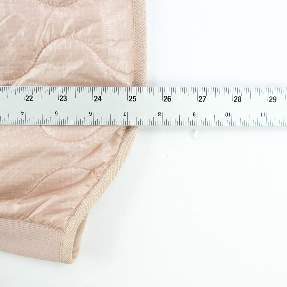 J. Crew Vest Women's XXS Quilted Double Full Zip #B8448 Light Pink Outdoor Vest - Picture 7 of 7